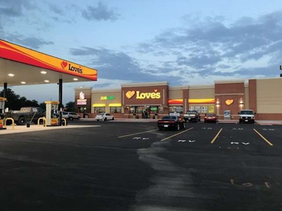 Love’s Travel Stops opened a new store in Newcastle, Okla., this week. A casino will open at the store later this year.