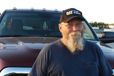 Longtime owner-operator Riley Clay made his way to Doswell from his Huntington, W.Va., home base. He runs flatbed leased to Cardinal Transport out of Coal City, Ill. Clay runs late-model equipment, and his carrier’s been pressuring him and others leased to get on ELDs since early in the summer. “I’m one of the holdouts,” he says. He’s not sure what he’ll do as yet, but stresses to those outside the industry that they might view the ELD mandate as a slippery slope. “Where’s it stop?” he asks. What if this trickles down? Anybody can write a bill, after all, he notes. “What’s to stop them from requiring an inward-facing camera in your car, a breathalyzer in your car, installed at your expense? How about some kind of device” to block your data and turn your phone into a hands-free-call-only device when your vehicle is rolling. “I could write a bill to do all that,” Clay says, “and I could save a lot more than 26 lives a year,” a reference to the estimated annual number of lives to be saved as a result of the ELD mandate in the FMCSA’s final rule.