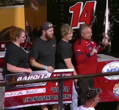 Ricky “Rude” Proffitt picked up his fourth win of the season and his second at Florence Motor Speedway this past weekend.