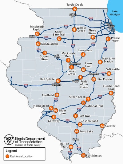 The Illinois DOT is seeking feedback on its rest areas to develop a plan for their best use.