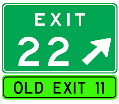 Rhode Island DOT will begin later this year renumbering highway exits on the state’s interstates and major highways to have the exit numbers match milemarkers.