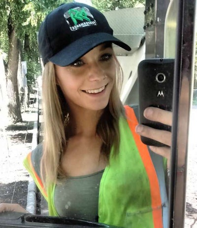 Ice Road Truckers driver Steph Custance had to traverse a 10-mile frozen lake as temperatures began to rise in the latest episode of the series.