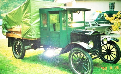 When Rick’s youngest son was 10-12 years old early this century, his grandfather Carl took him on a road trip in his 1919 Ford Model T. “They drove and hit route 50 – drove down the four-lane to Parkersburg, along the river to Ravenswood, covering 400-some miles in three days. They slept in church yards at night – would stop at a fruit market and they would get corn and they would put that corn on the manifold of the Model T and eat the corn in the churchyard.”