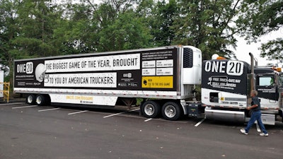 One20 is rewarding truckers who deliver freight for the Super Bowl and surrounding events by including them in festivities.