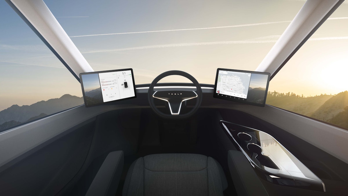 Tesla unveils all-electric, semi-autonomous big rig with re-imagined truck  design
