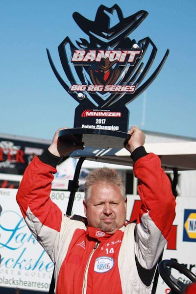 Ricky “Rude” Proffitt was crowned the Minimizer Bandit Big Rig Series’ first champion over the weekend at Crisp Motorsports Park in Cordele, Ga.