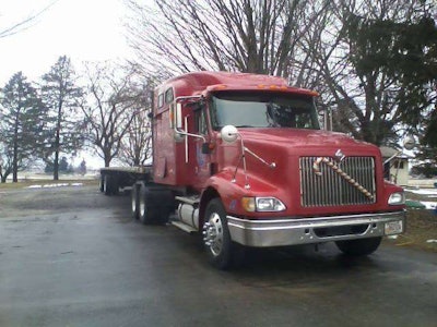 George “Popeye” Whitney shared this shot of his International “cleaned and parked in the driveway for Christmas in Wisconsin.”