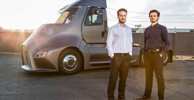 Founders Dakota Semler and Gio Sordoni say the design of Thor’s battery pack is unique in layout and cooling among those offered by other electric truck makers, like Tesla.