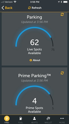 Pilot Flying J has added real-time parking information to its myPilot app for certain PFJ locations.