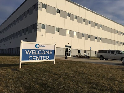 Celadon’s new welcome center has 104 single occupancy rooms.