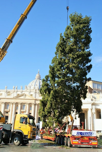 Starting the project on November 11, the crew ultimately crossed several countries to finally arrive in Rome and the Vatican City.