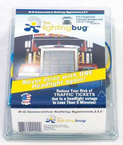 Costing about $100 per pair of headlights, Boykin says, the system is “small technology that plugs and plays with the existing headlights on the vehicle and monitors the headlights for failure,” then acting to mitigate a loss of light in the event of failure. If a failure occurs and the bug is installed and working, however, the driver may not even notice the failure. To assist in notification, when the vehicle is powered down and then back on again, the affected headlight flashes three times fairly slowly to let the driver know a replacement bulb is needed.