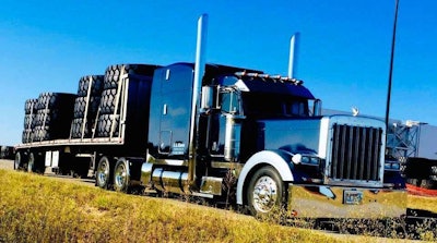 Chuck's custom new arrivals truck and trailer
