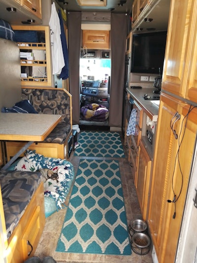 Dan and Joy Kelly’s custom ARI sleeper in their 2013 Volvo