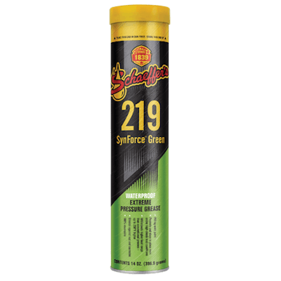 Schaeffers 219 Synforce Green Heavy Machinery Lubricant 2018 02 05 10 17