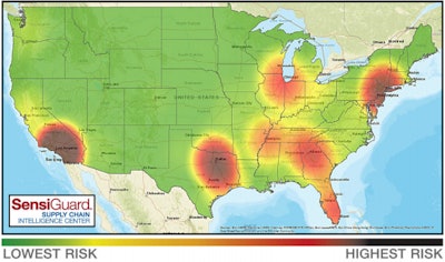 SensiGuard reports cargo thefts were down 15 percent in 2017 from 2016, but that doesn’t mean there isn’t still a high risk of theft in the country.