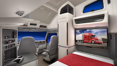 Peterbilt introduced its UltraLoft sleeper configuration for Model 579 tractors.