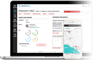 Shipwell’s mobile app is available for Android and iOS devices. From a dispatch dashboard via the online system available to carriers as they grow, carriers can also manage capacity and freight offers from shipper/broker partners.
