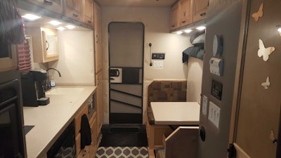 Interior of Greg and Danelle Swafford’s 2016 Western Star 5700 sleeper