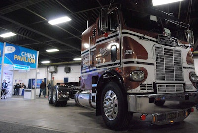 A classic cabover among the rigs in Illinois-headquartered Gully Transportation’s well-known stable. On its door, a fine message: