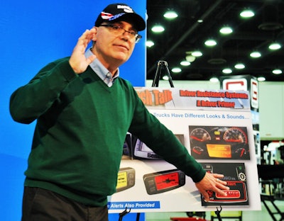Collision mitigation systems “can help spur quick reaction in emergency situations on the road, Fred Andersky says, citing a variety of statistics. “Owner-operators and fleets who’ve worked with collision mitigation have found a 70-90 percent reduction in rear-end collisions – and further reduction in the severity of all accidents.” He urged drivers not to view such systems as automatic, either. They’re there to assist, not control, he added.