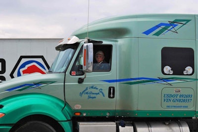 Owner-operator Jerry Boyd in his 2016 International ProStar