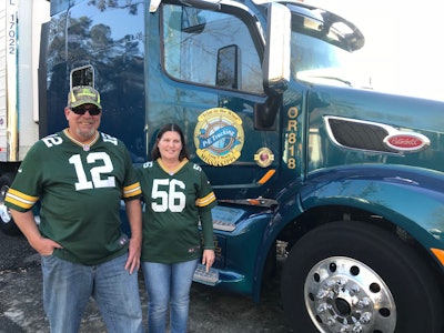Philip and Eva Keith are owner-operators leased to WEL Companies out of De Pere, Wisconsin. The Keiths have been driving together for more than 20 years.