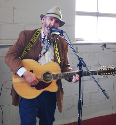 I ran into Paul Marhoefer performing in the Pavilion across from the Truckers Final Mile booth. If you missed the trucker-songwriter’s pre-MATS performance with Jan and Donnie Gullett of Muscle Shoals Music from Nashville for the latest Overdrive Radio podcast, catch it here.
