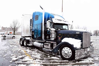 Custom truck show vet Bob Brinker had his 2007 Freightliner Classic on display. The truck is a perennial competitor in truck shows nationwide.