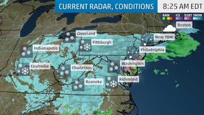 A nor’easter has prompted states to institute truck bans on many Northeastern interstates.