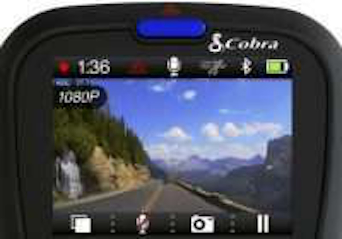 Feature-loaded Cobra dashcam has your back; Bluetooth enabled