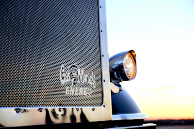 The custom grille with the Gas Monkey Energy logo was fabricated by 12 Gauge Customs.