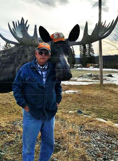 Owner-operator Jerry Boyd and new friend. …