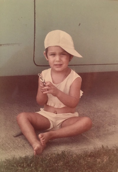 Gauthier at age four