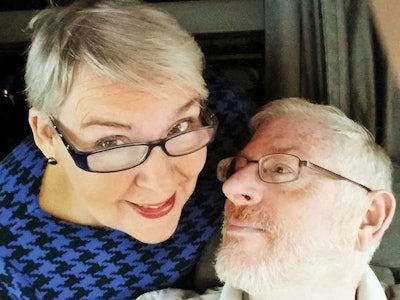 Nick and Kim Holley haul in a 2010 Freightliner Coronado. Their “furniture lives in Texas,” says Kim, while their home is mostly on the road.