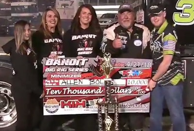 Allen Boles claimed his second win in a row at Motor Mile Speedway on April 21.