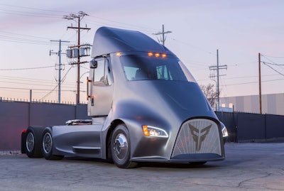 Thor’s electric Class 8 tractor is slated to enter production next year.