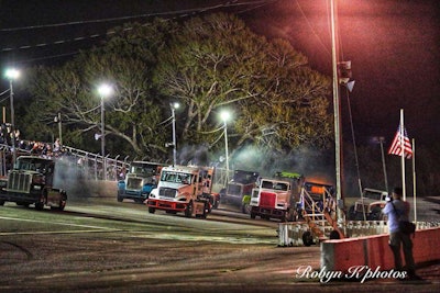 The Minimizer Bandit Big Rig Series will return to action Saturday at Motor Mile Speedway in Fairlawn, Va. (Photo courtesy Robyn Kruckeberg)