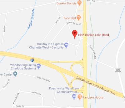 Map view of 1545 Rankin Lake Rd., which truckers would do well to avoid.