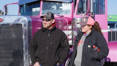 Johnny Payton currently runs the 1993 Peterbilt 379 locally around Jeffersonville, Ohio, hauling grain, mulch and gravel. His daughter, Cassidy, plans to take over the truck in a couple years when she turns 18.