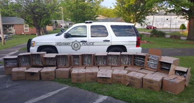 The Arkansas Highway Patrol seized 340 pounds of marijuana and 2,340 units of cannabis oil from a tractor-trailer during an inspection on April 30 at the Alma weigh station on I-40 eastbound.