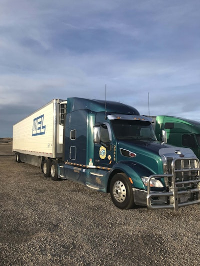 The Keiths’ current truck is a 2017 Peterbilt 579 with a 565-hp Cummins. Next year they plan to order a 2020 Pete 579 with a custom sleeper that includes a bathroom and a kitchen sink. Bolt Custom Sleepers will partner with Peterbilt on the project.