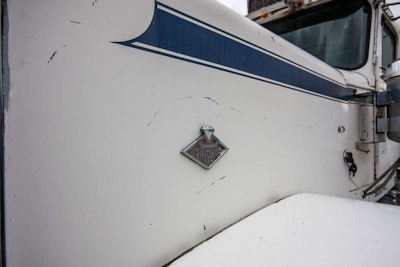 This truck was built in a time when most trucks on the road were cabovers, given length laws in many states. It was thus unusual for the time, and really stood out.