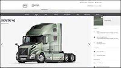 brand new volvo truck configuration