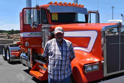 Cecil Wolfe bought his 1998 Kenworth W900 in 2003 and has used it as a working truck since.