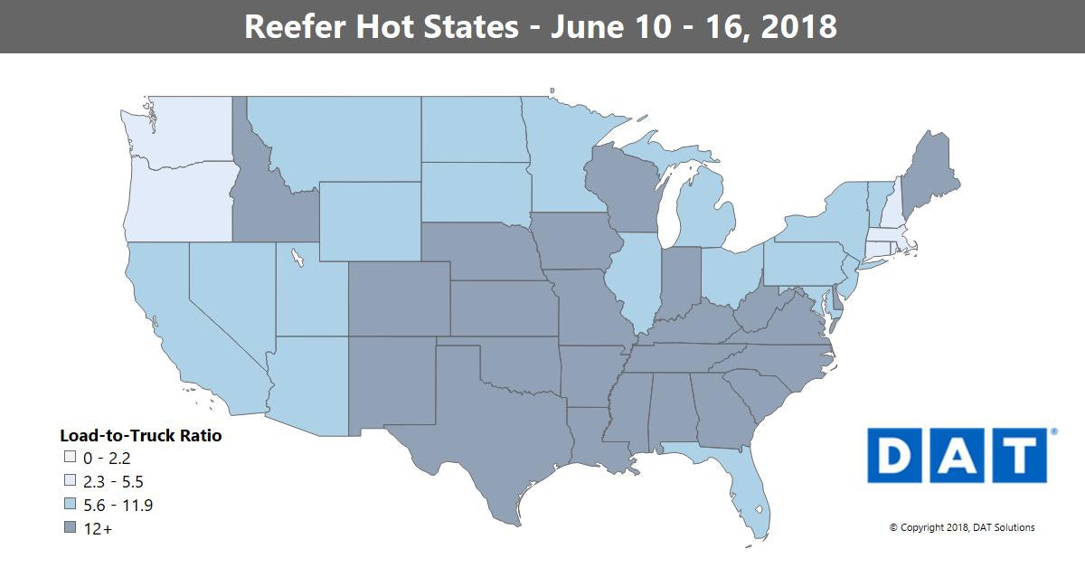 Spot market update: Van, trihaul, and reefer rates | Overdrive