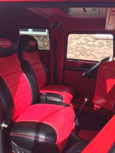 Bucket seats in Alberts'