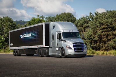 The Freightliner eCascadia is slated to enter production by 2021.