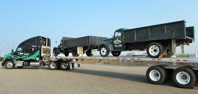 A current-generation Big Freight Systems truck hauls a 1942 and a 1946 Mercury from Big Freight Systems’ early days when the company operated as South East Transfer. This year, Big Freight is celebrating its 70th anniversary since being cofounded by Gary Coleman’s father, Red, and grandfather in 1948. The two Mercury trucks are now on display at the Mennonite Heritage Museum in Steinbach, Manitoba.