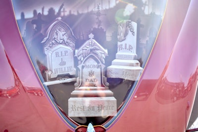 The hood of Robert Barnette’s 2011 International ProStar is a tribute to his late parents and two brothers.